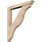 Ekena Millwork Funston Traditional Smooth Bracket w/ Offset Brace, Douglas Fir, 5 1/2"W x 40"D x 44"H BKT0604X40X44FST01SDF - alternate 1